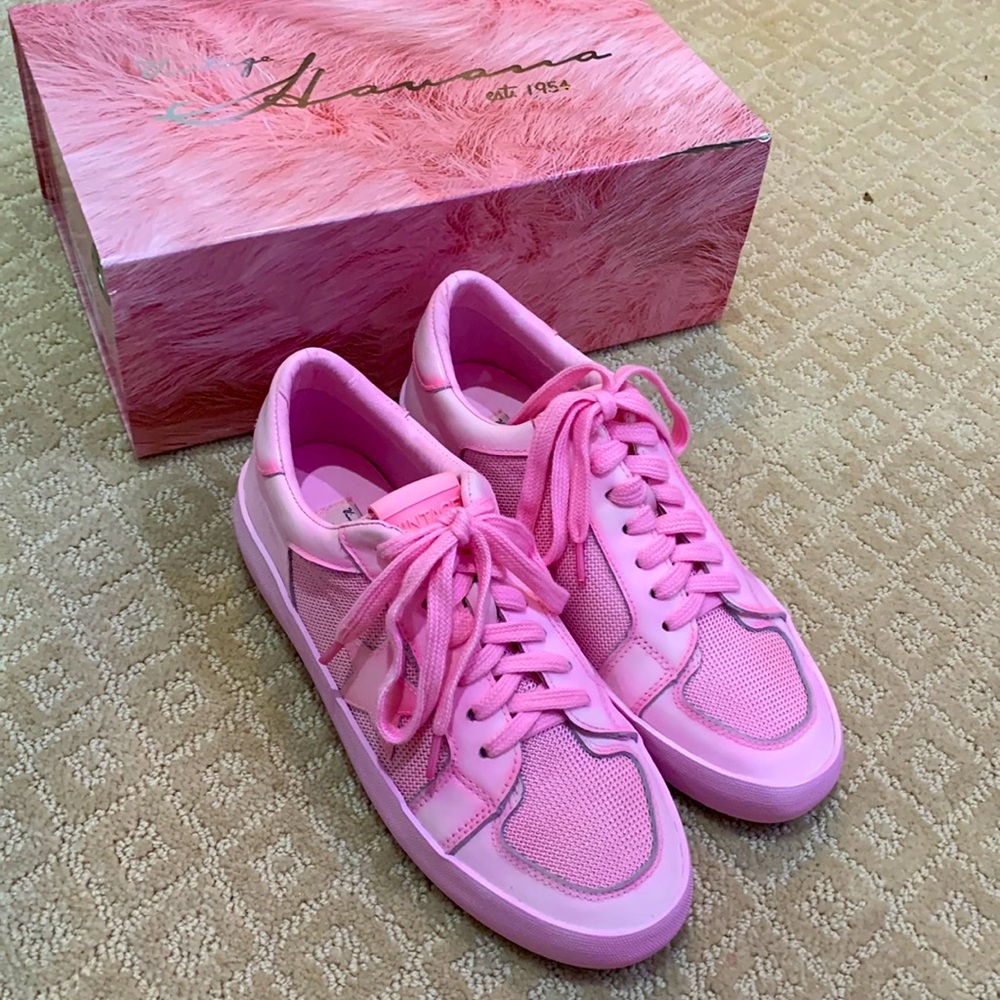 hot pink vintage havana shoes 7-7.5